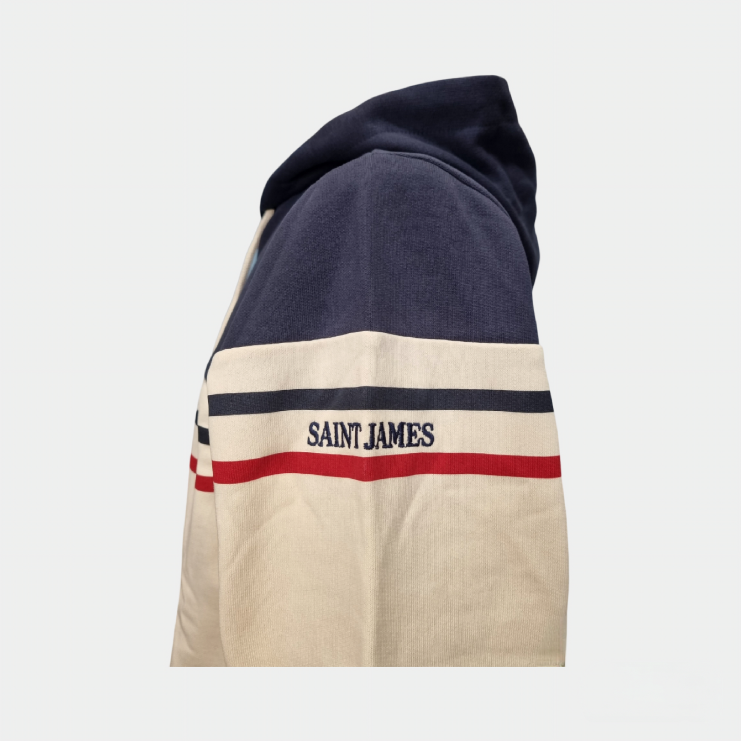 Sweat à capuche Maison FT x Saint James – 100% coton, confort et style