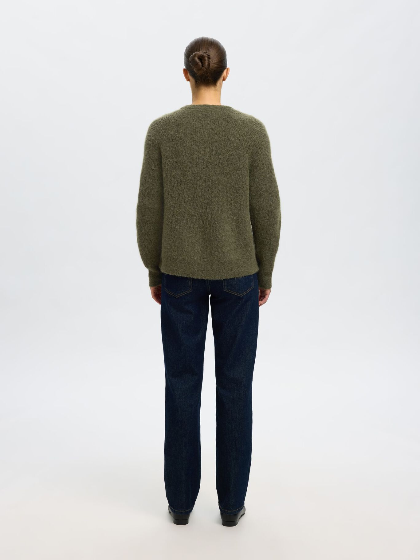 LAINE MÉLANGÉE CARDIGAN Selected