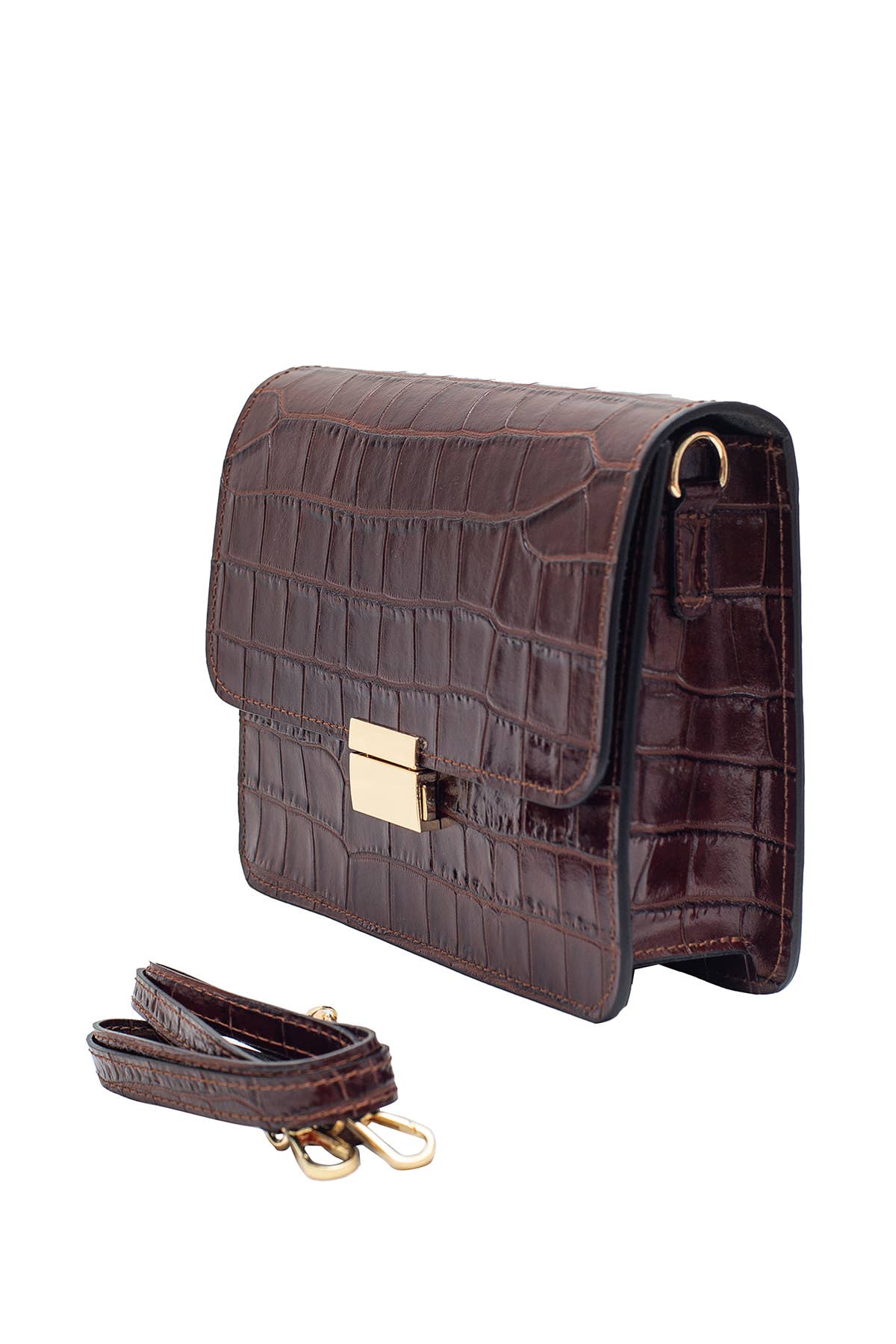 MILENA CROCO bag - 4074 Cherry Paris