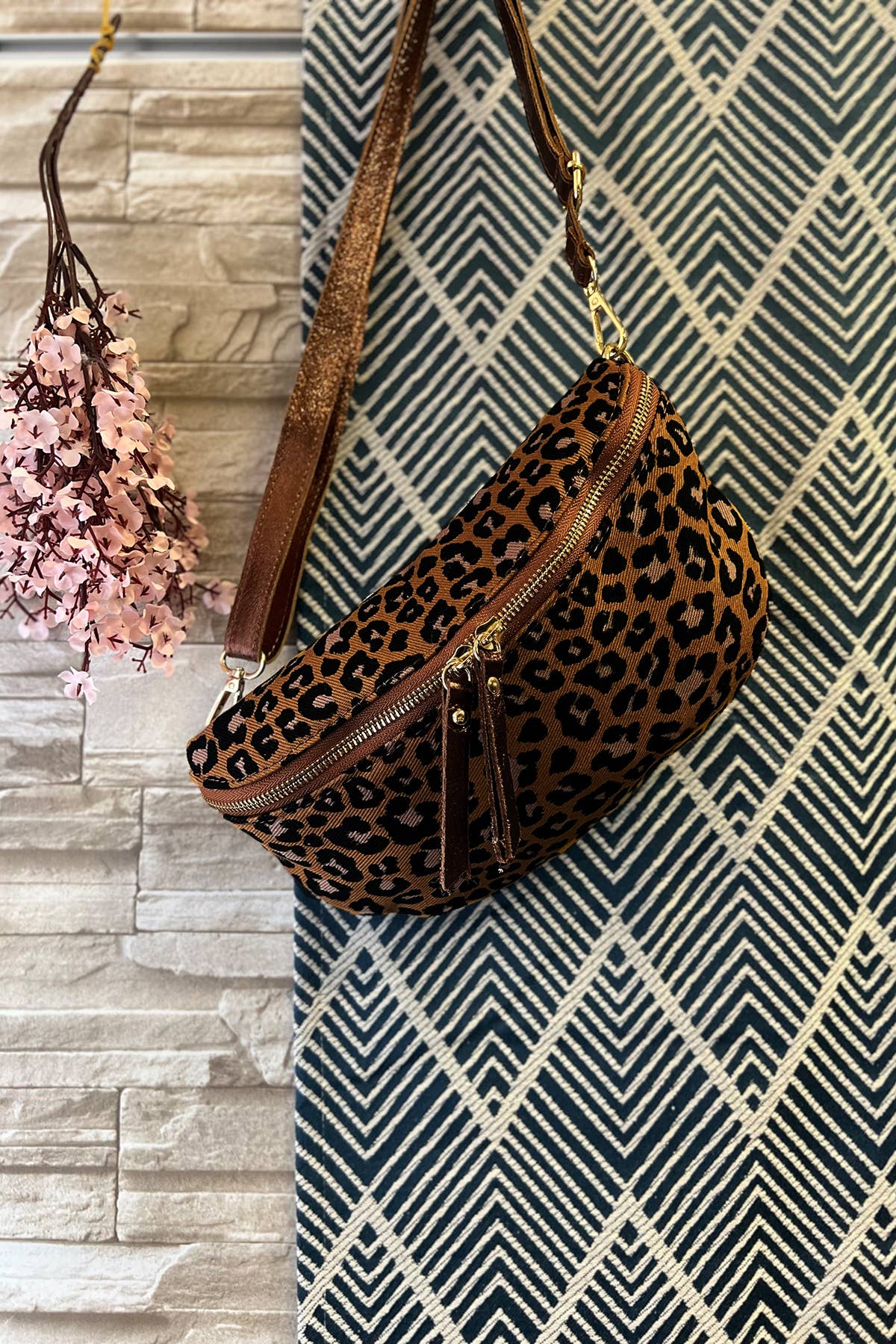 Sac ROSA LEOPARD - 4135B Cherry Paris