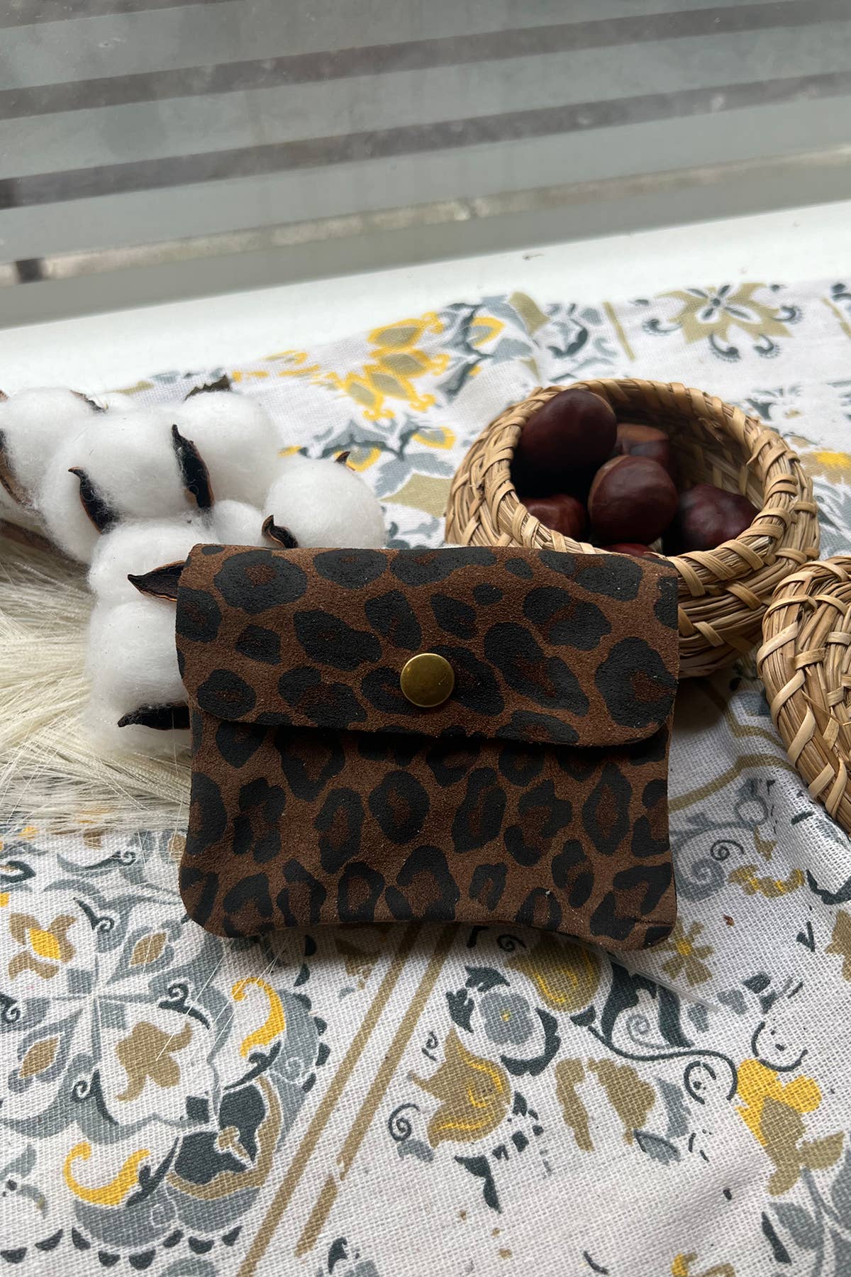 Petite Maroquinerie LUCE LEOPARD - 3998C Cherry Paris