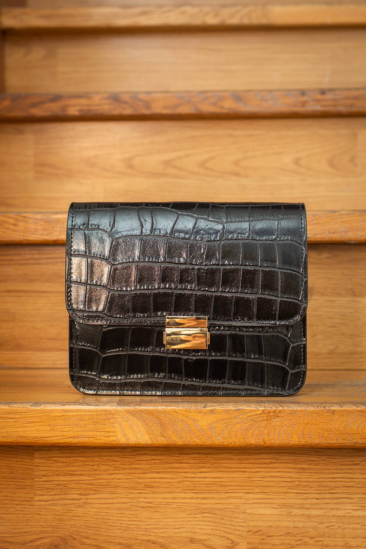 MILENA CROCO bag - 4074 Cherry Paris