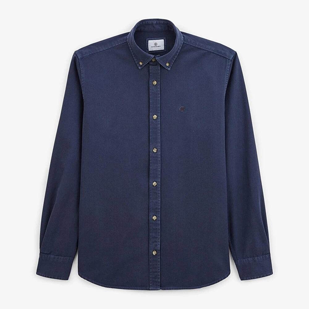 Chemise épaisse bleu marine SERGE BLANCO - Monsieur A