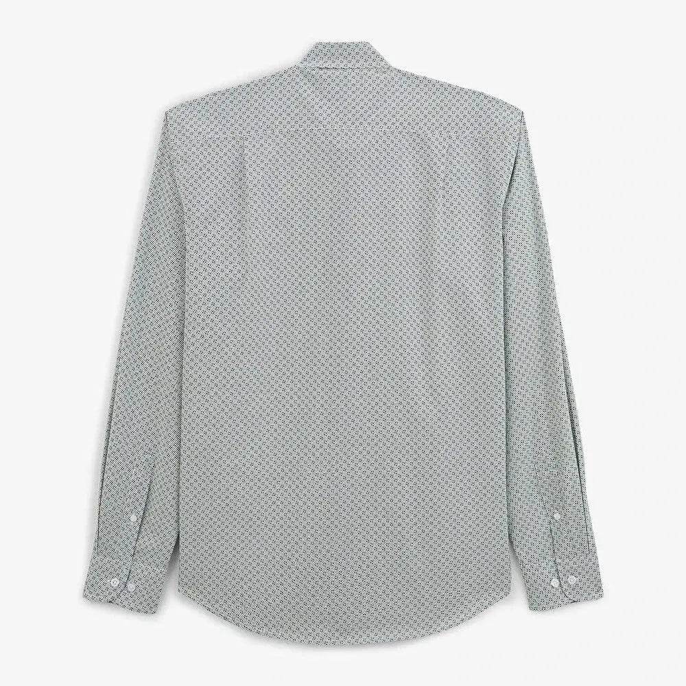 Chemise imprimée indigo bleu SERGE BLANCO - Monsieur A