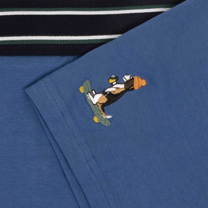 Pack de 3 boxers motifs fantaisie rouge, bleu & vert FAGUO - Monsieur A