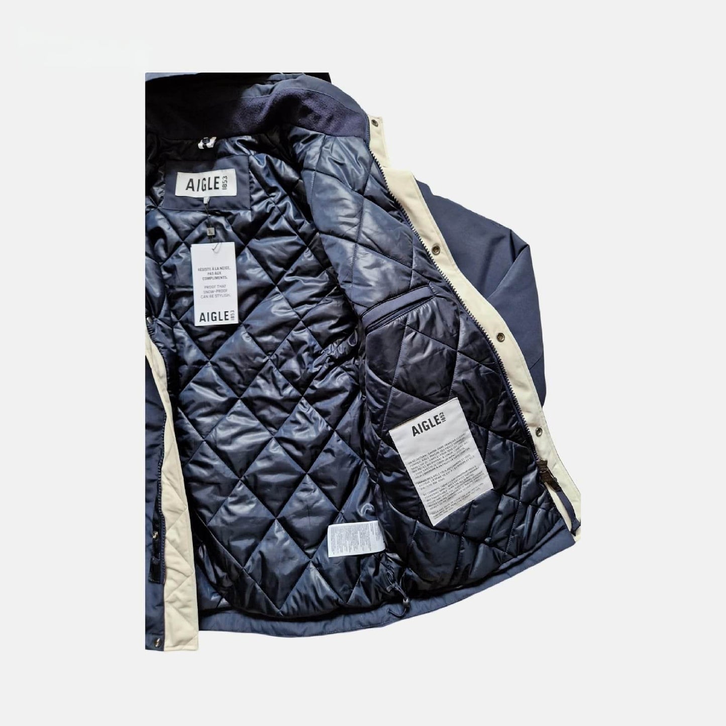 Parka bleu marine AIGLE 1853 - Monsieur A