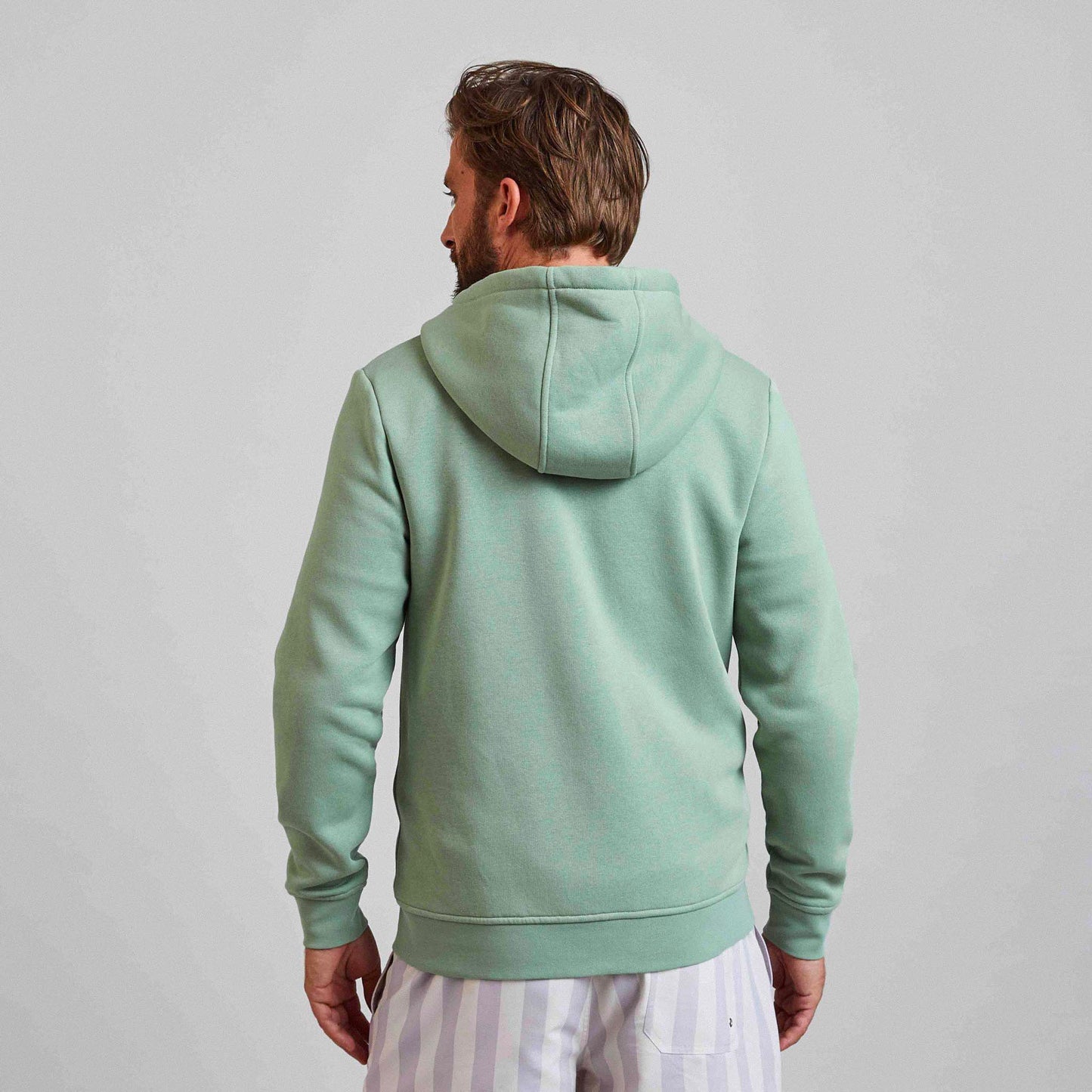 Sweat zippé MESNIL FAGUO vert clair – Style casual et mode durable Faguo