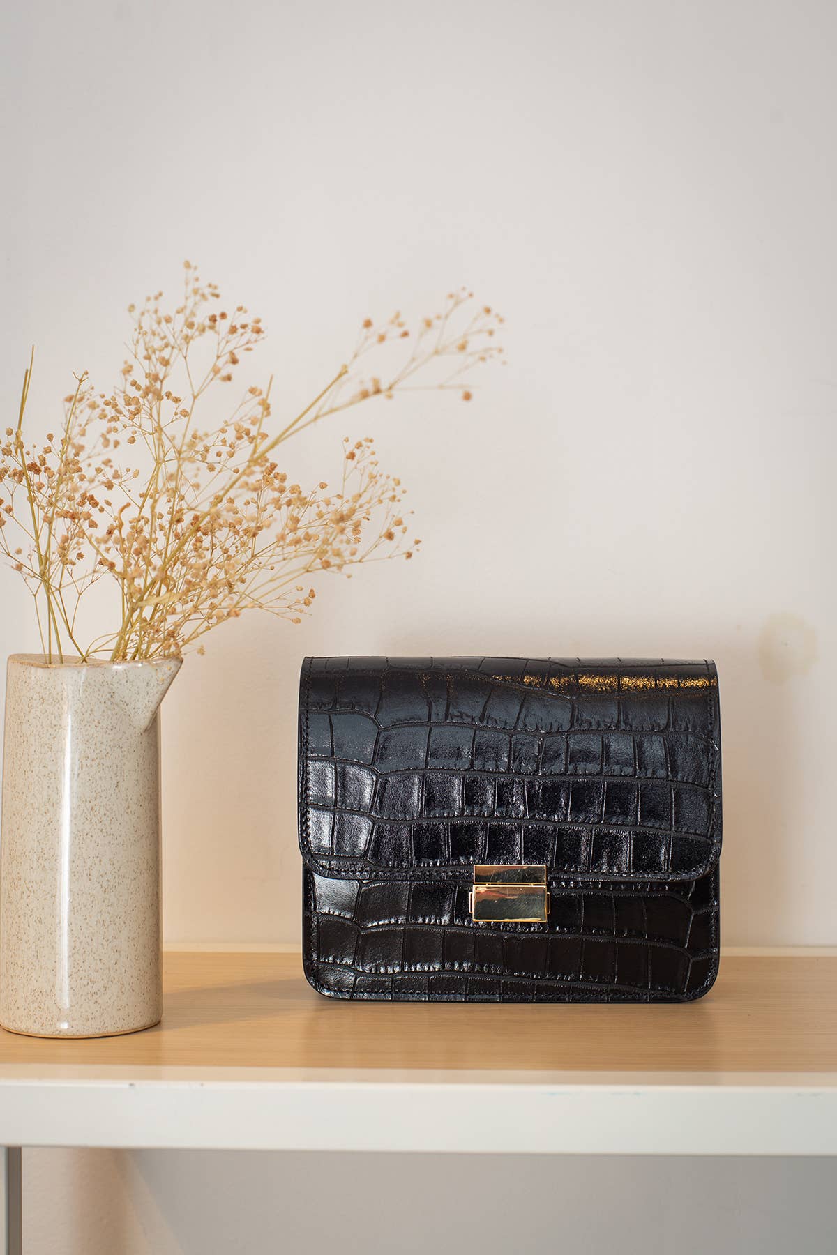 MILENA CROCO bag - 4074 Cherry Paris