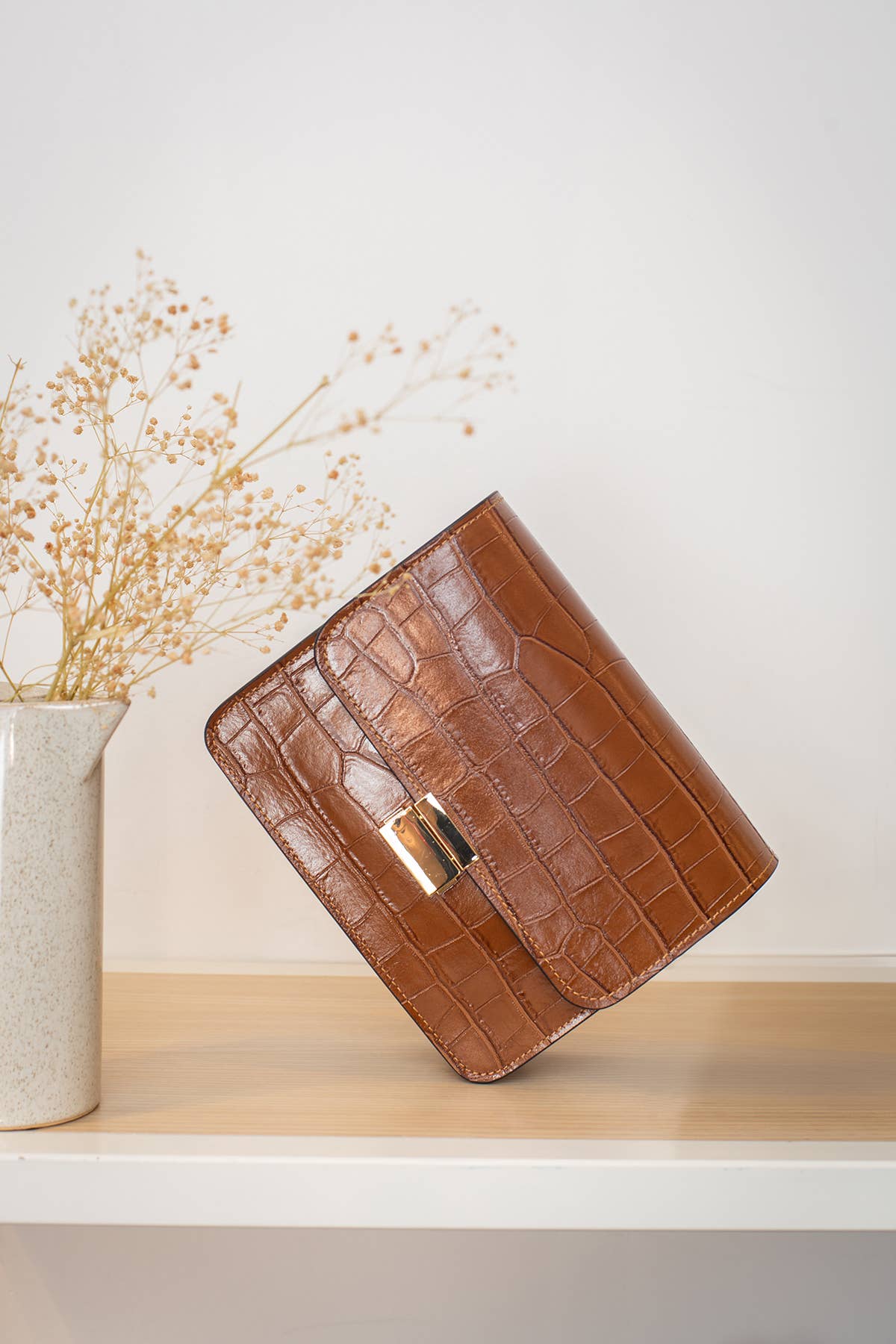 MILENA CROCO bag - 4074 Cherry Paris