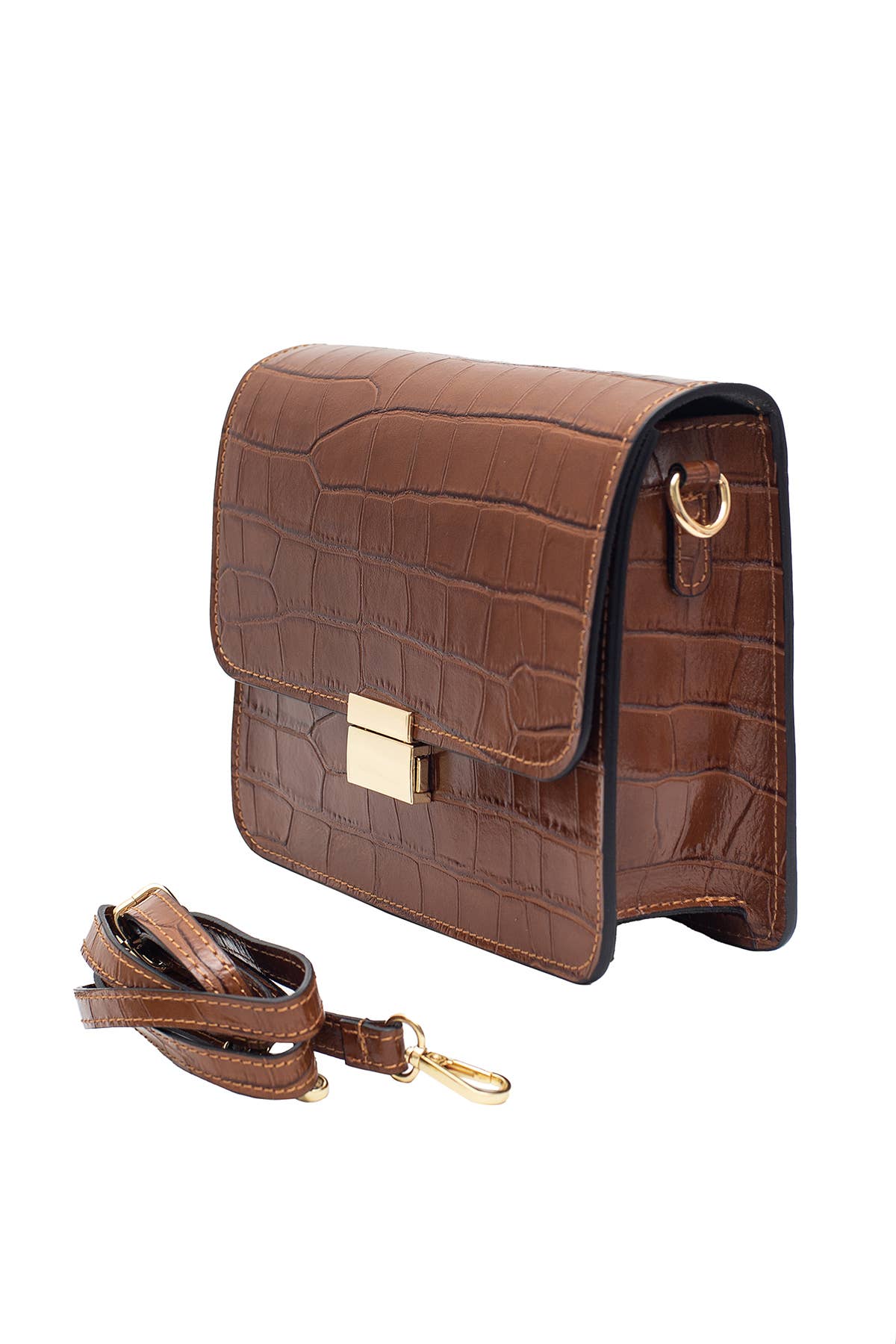 MILENA CROCO bag - 4074 Cherry Paris