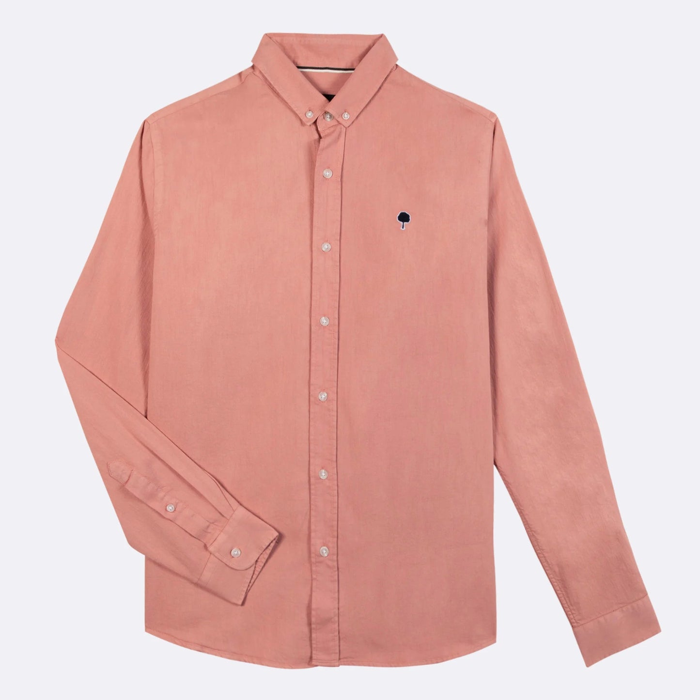 Chemise IVOY FAGUO vieux rose – Élégance naturelle et teinte tendance en 100% coton Faguo