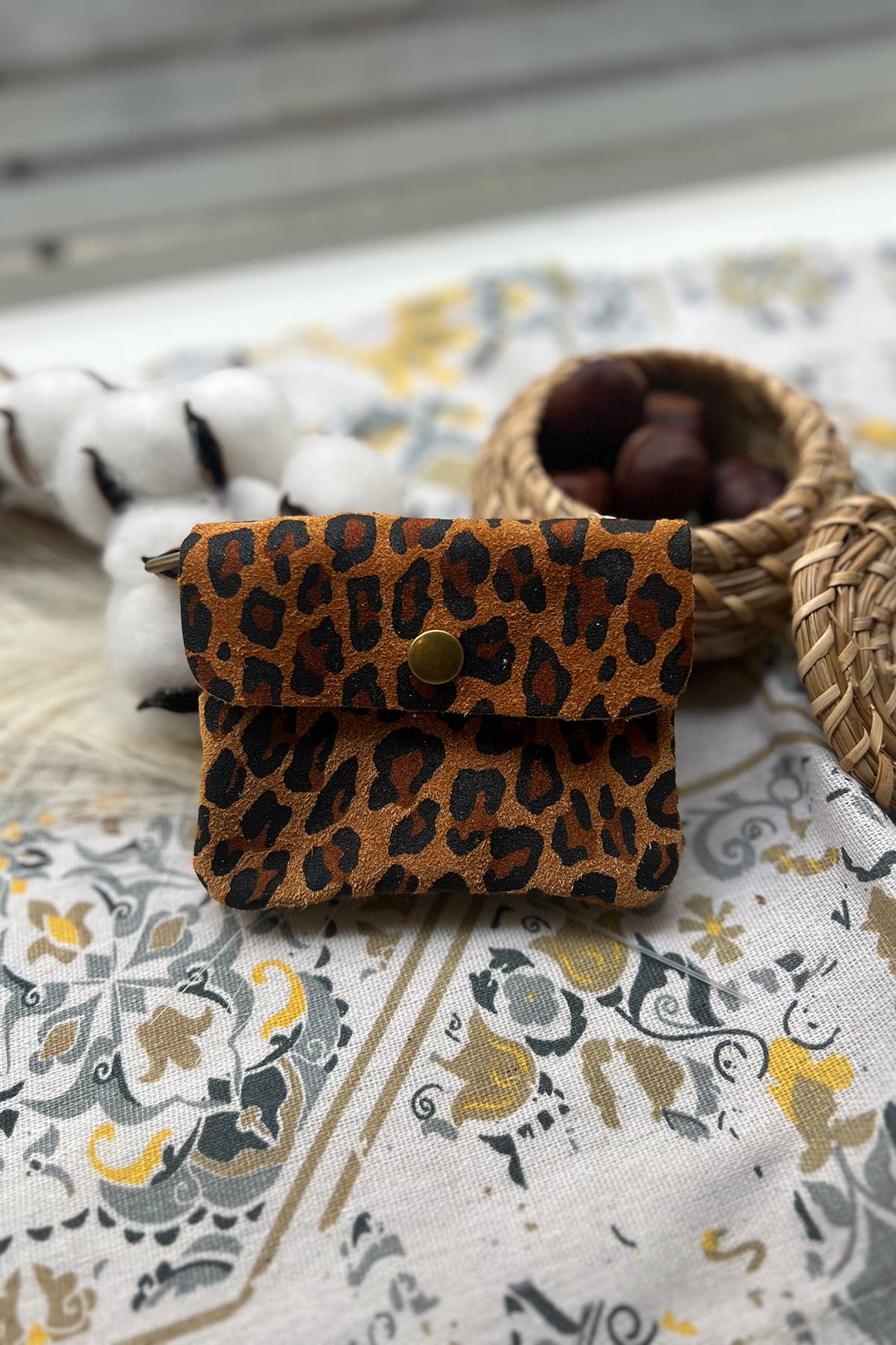 Petite Maroquinerie LUCE LEOPARD - 3998C Cherry Paris