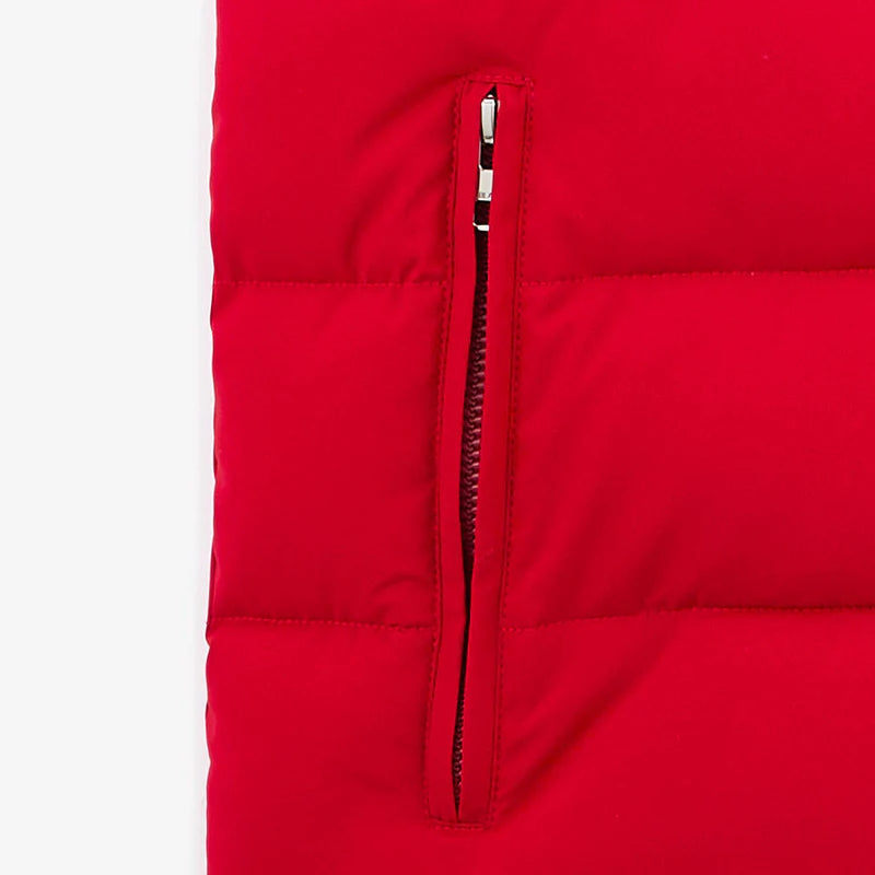 Doudoune sans manche rouge – Serge Blanco