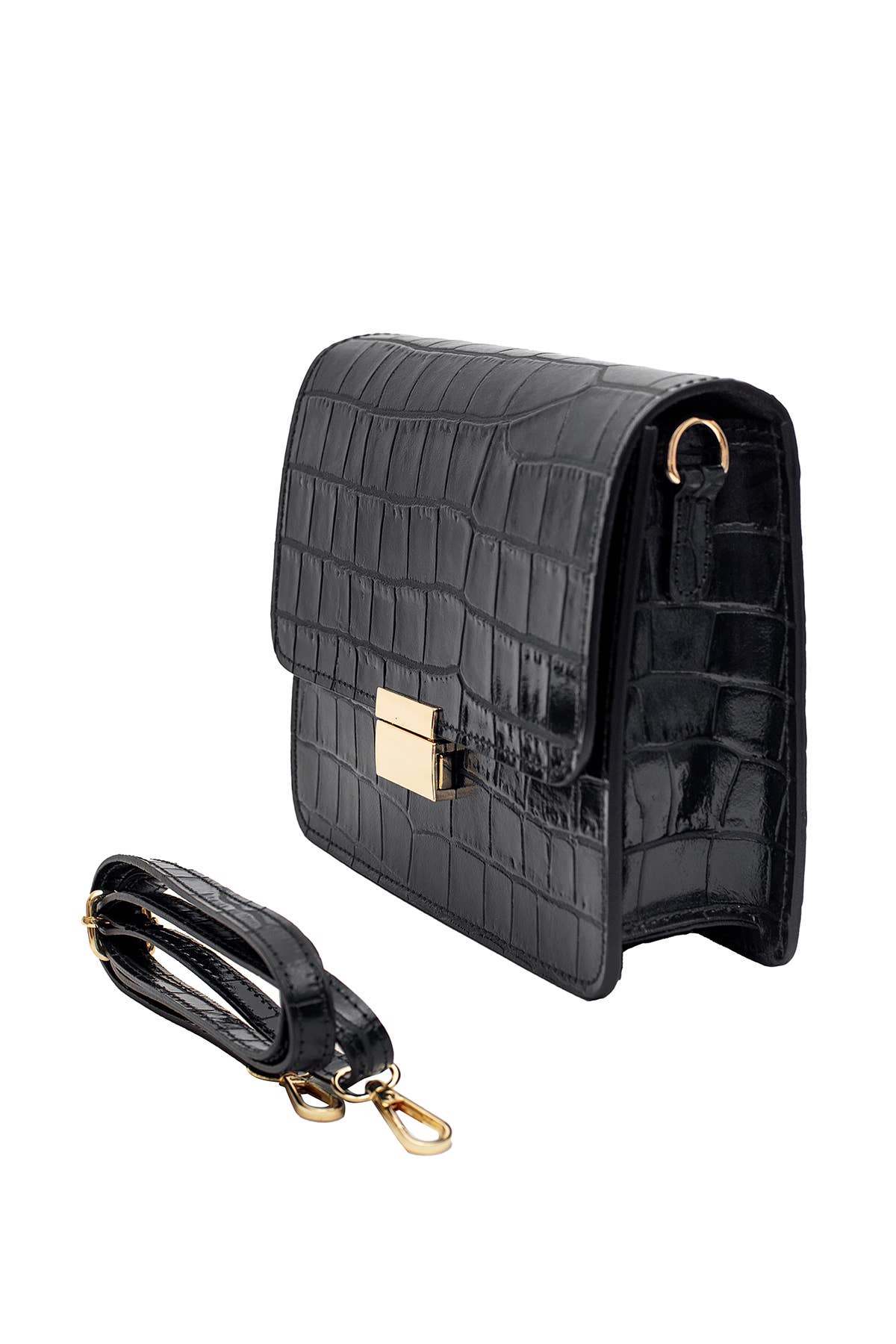 MILENA CROCO bag - 4074 Cherry Paris