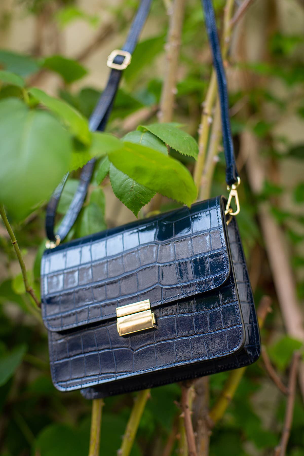 MILENA CROCO bag - 4074 Cherry Paris