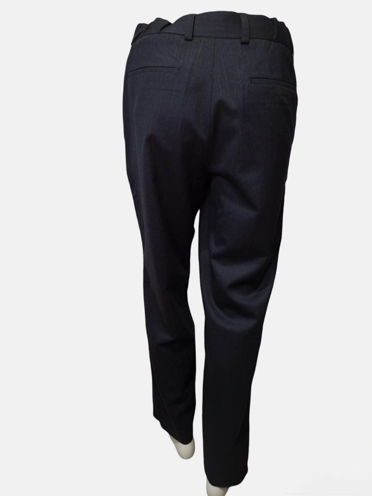 Pantalon bleu marine 100 % laine – Coupe droite, Noyoco - Monsieur A