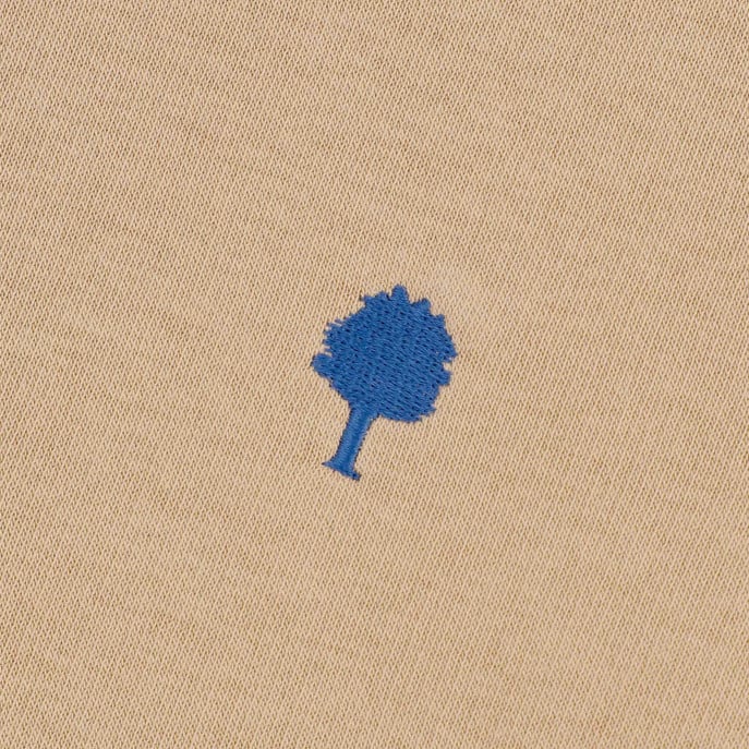 Sweat FAGUO beige en coton recyclé, confortable et éco-responsable