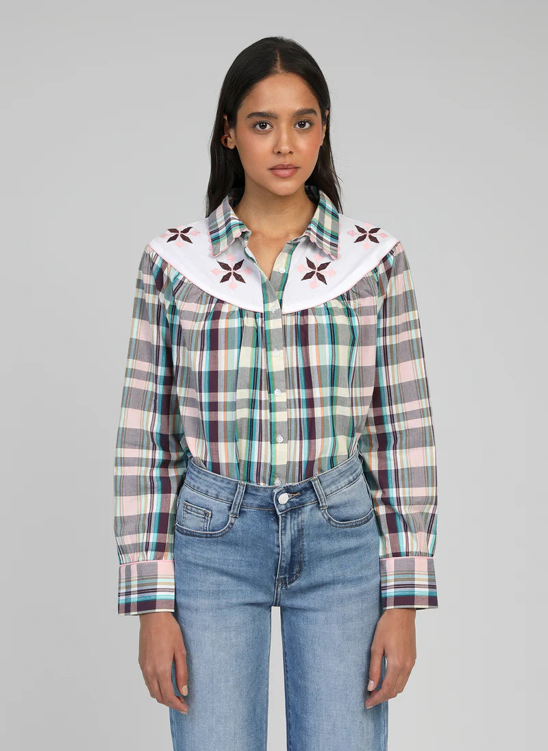 CHEMISE SWEN carreaux Ange