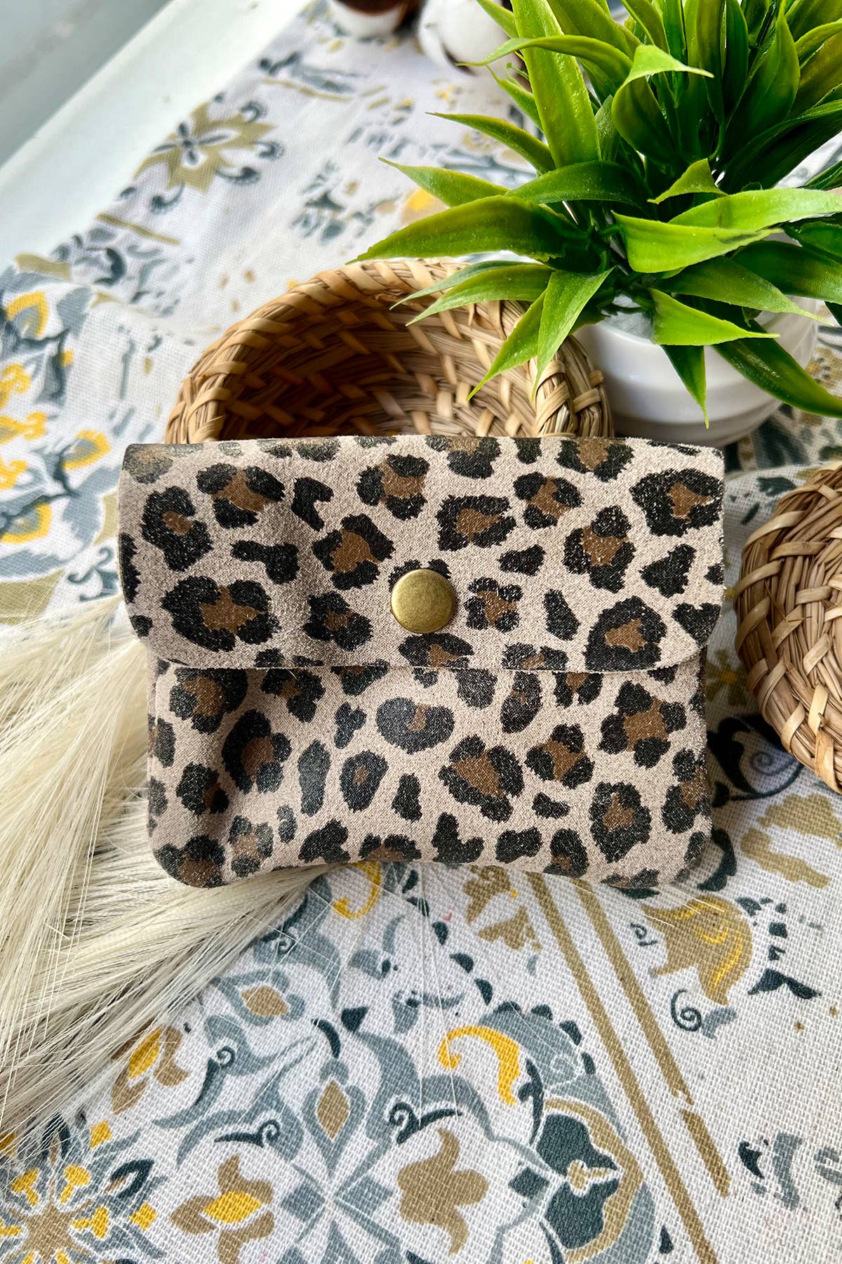 Petite Maroquinerie LUCE LEOPARD - 3998C Cherry Paris