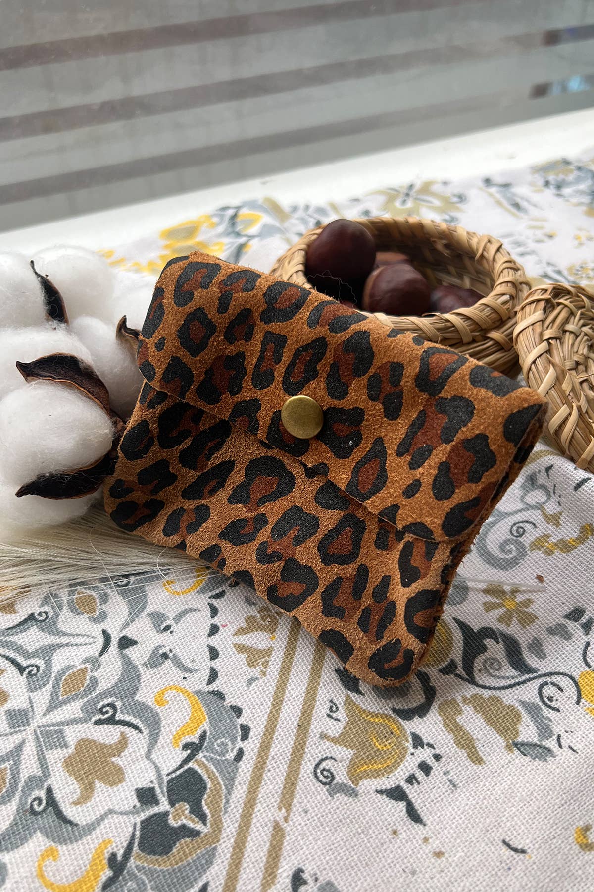 Petite Maroquinerie LUCE LEOPARD - 3998C Cherry Paris
