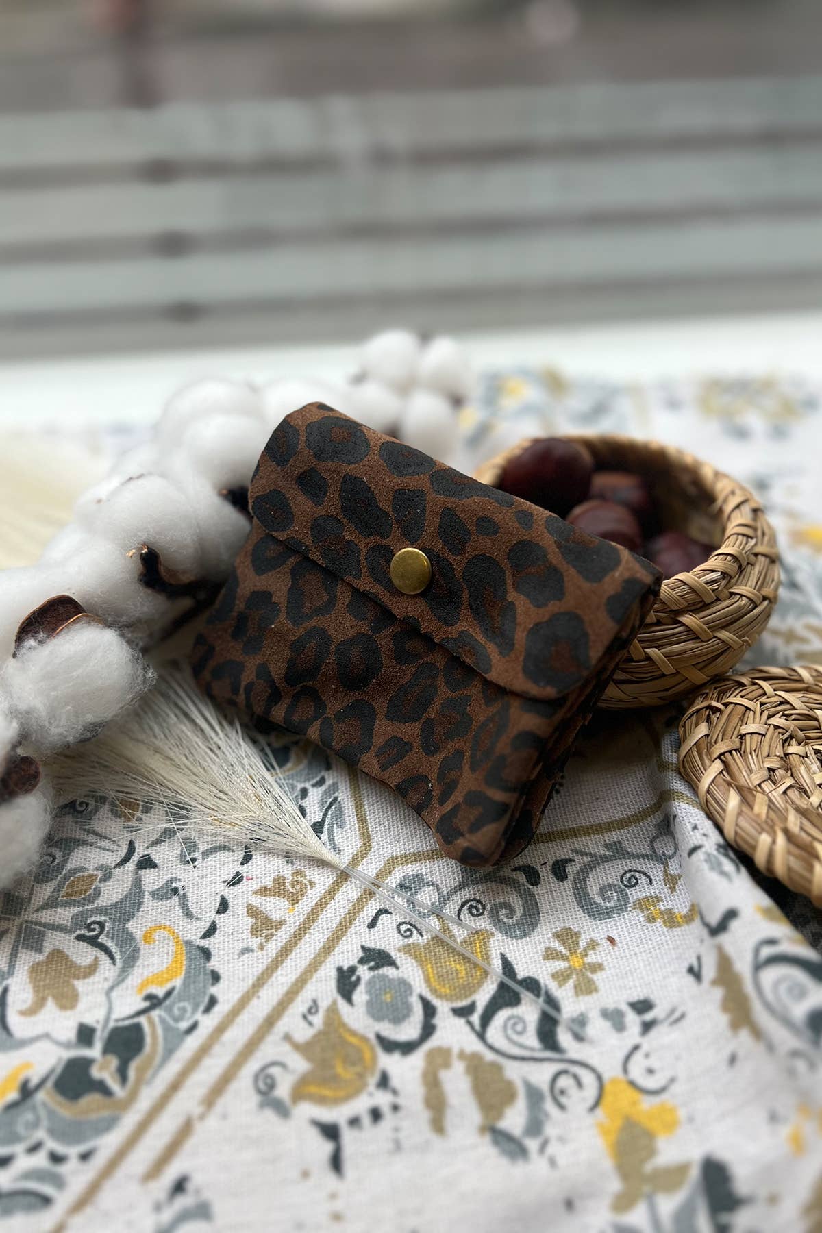 Petite Maroquinerie LUCE LEOPARD - 3998C Cherry Paris