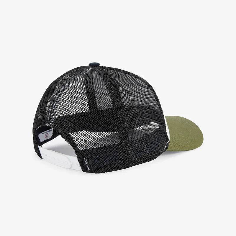 Casquette trucker tricolore écru, kaki & noir SERGE BLANCO - Monsieur A