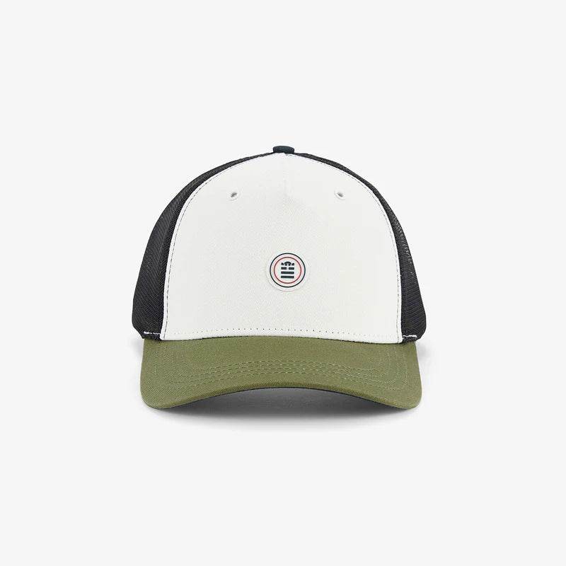 Casquette trucker tricolore écru, kaki & noir SERGE BLANCO - Monsieur A