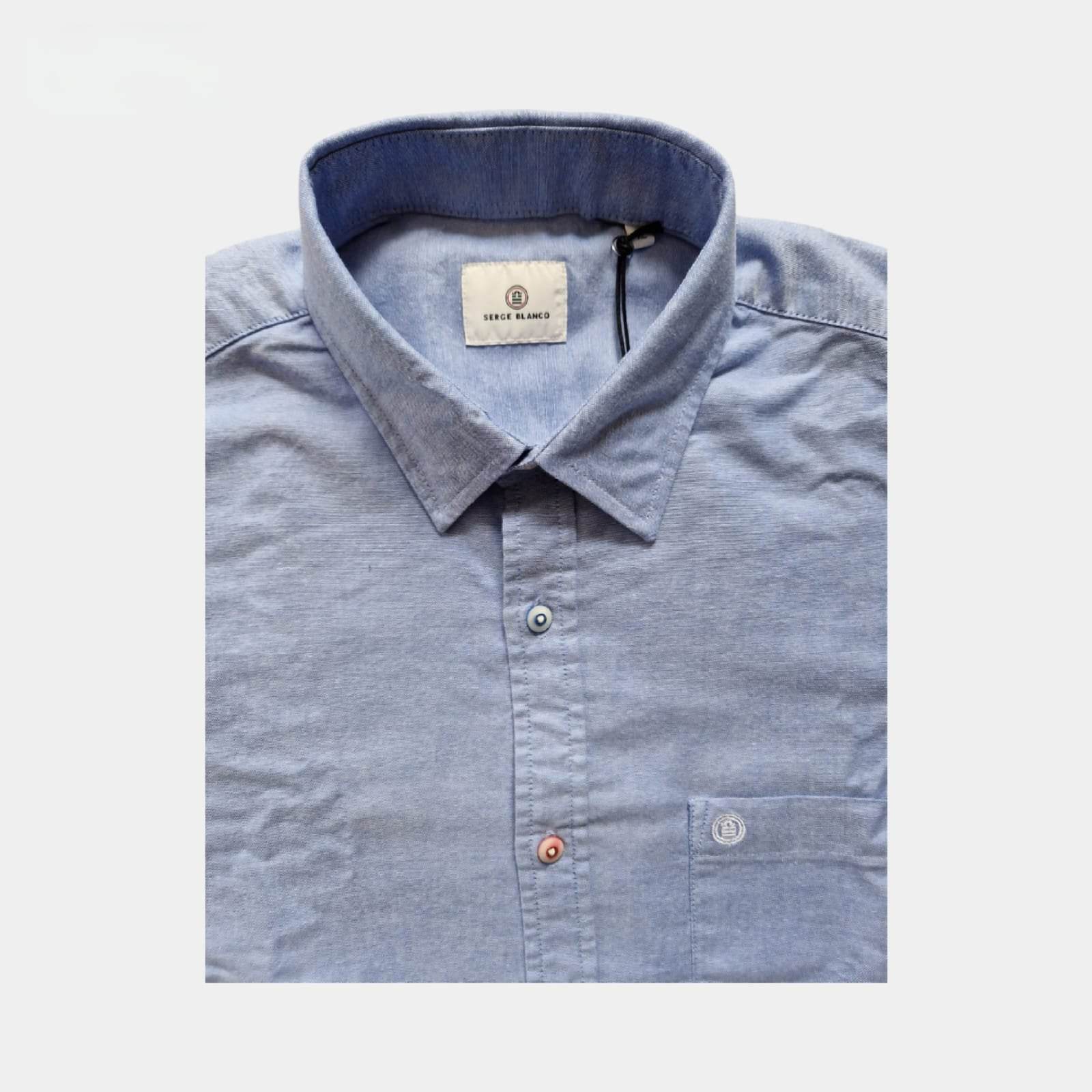 Chemise bleu ciel SERGE BLANCO - Monsieur A