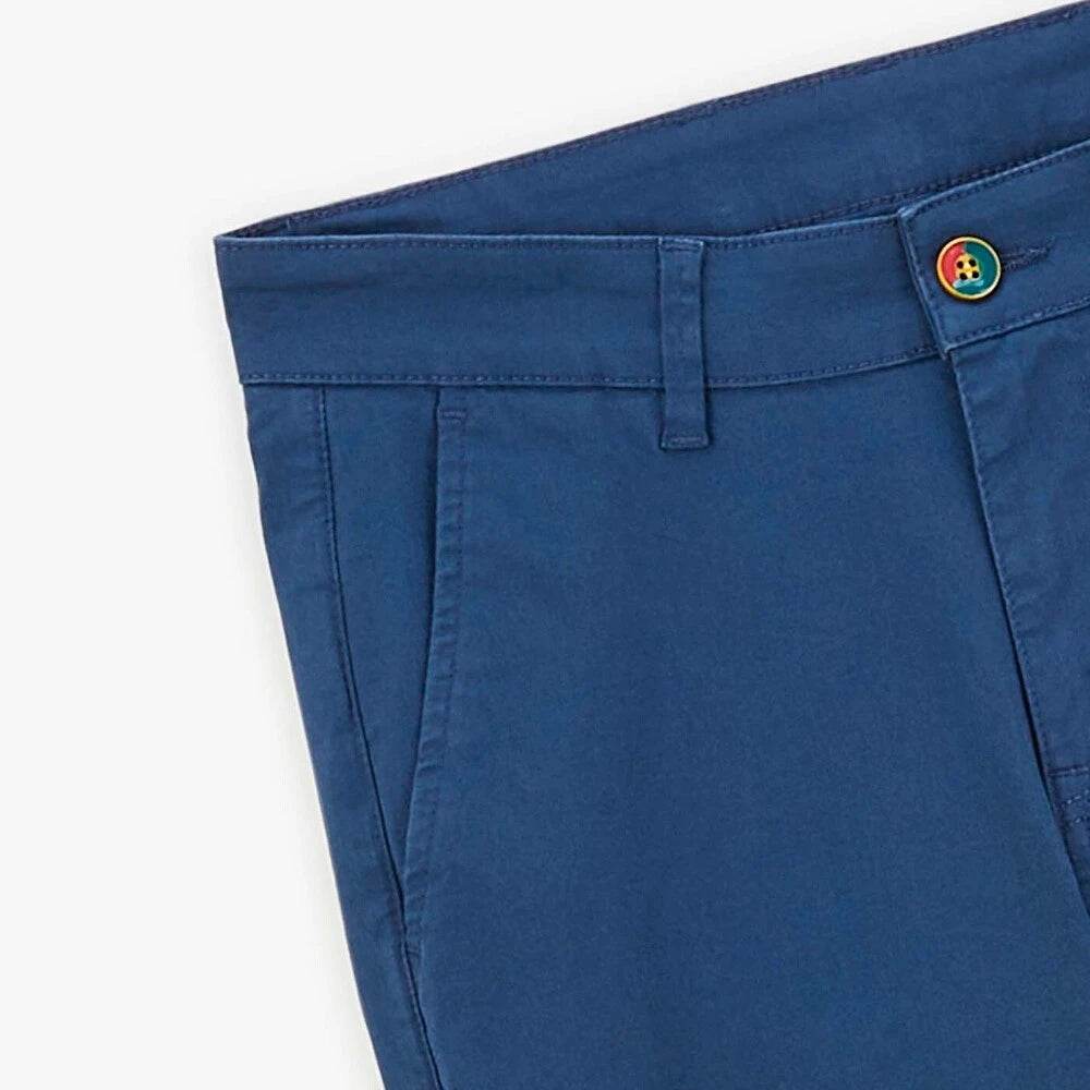 Pantalon chino bleu SERGE BLANCO - Monsieur A