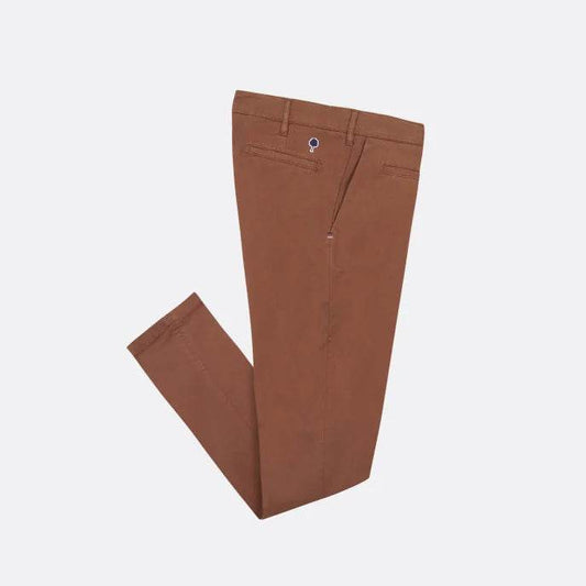 Pantalon chino Brix marron camel FAGUO - Monsieur A