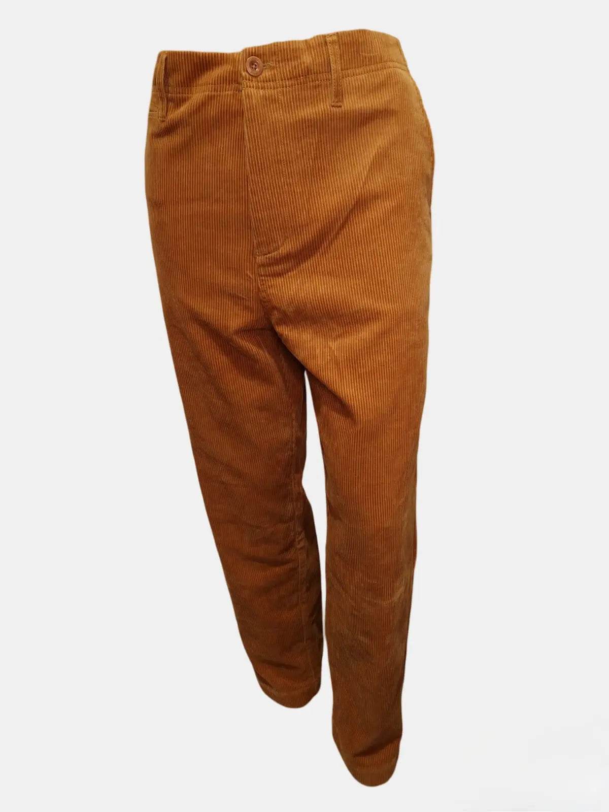 Pantalon en velours marron camel – Coupe large, Aigle 1853 - Monsieur A