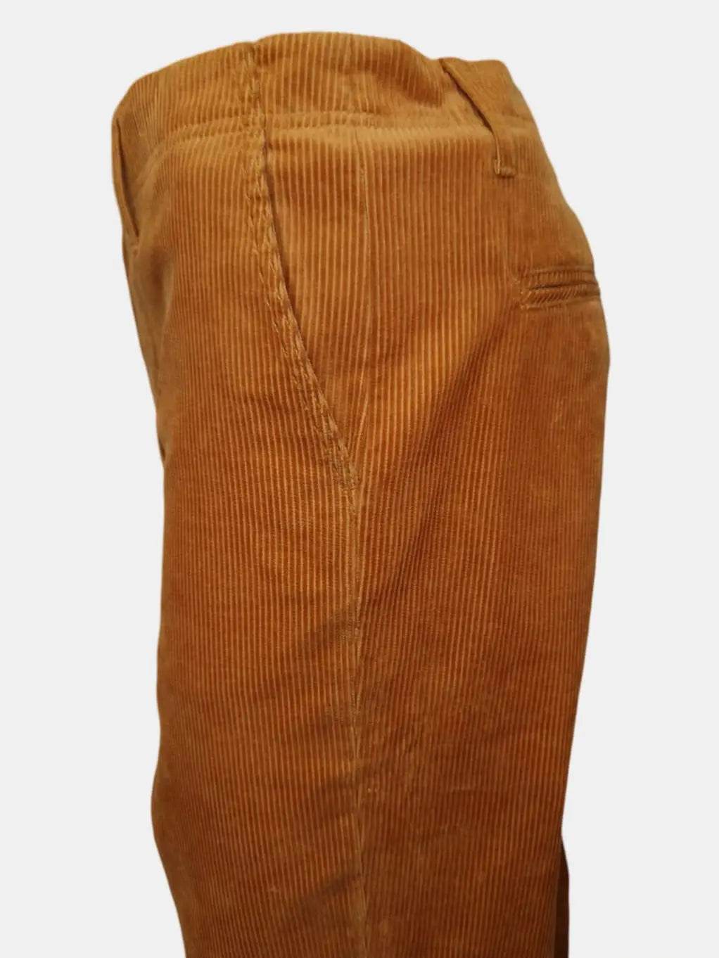 Pantalon en velours marron camel – Coupe large, Aigle 1853 - Monsieur A