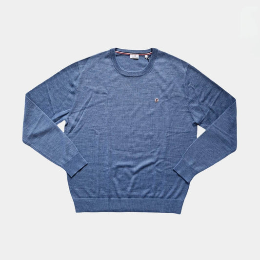 Pull col Rond bleu SERGE BLANCO - Monsieur A