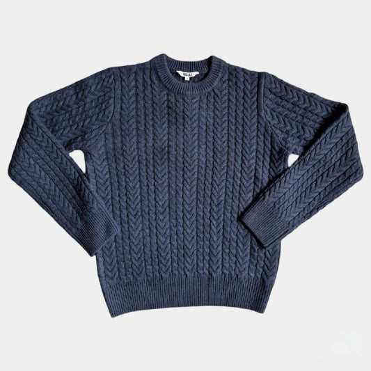 Pull bleu grosse maille AIGLE 1853 - Monsieur A