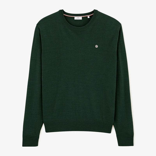 Pull col Rond vert SERGE BLANCO - Monsieur A