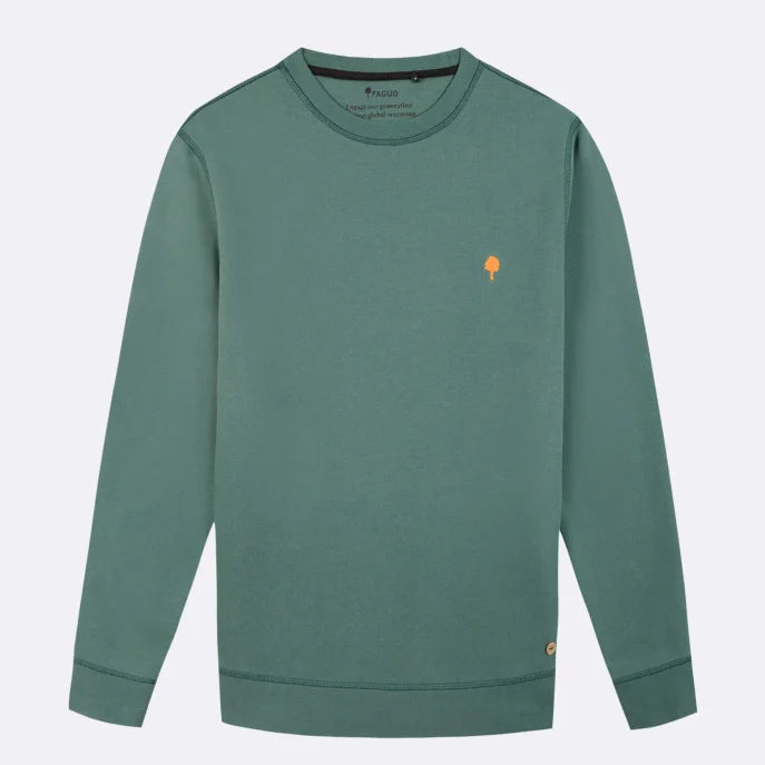 sweat-vert-turquoise-broderie-arbre-contrastee-coton-recycle-modele-donzy